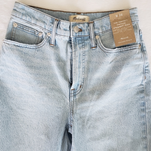 Madewell Denim - Madewell The Perfect Vintage Straight Jean-Sz 26